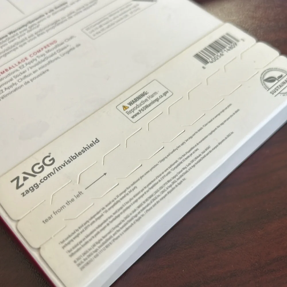 ZAGG Invisible Shield Glass+ iPhone 13/13 Pro NWT Factory Sealed